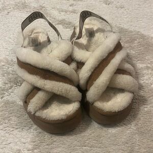 Ugg platform slippers